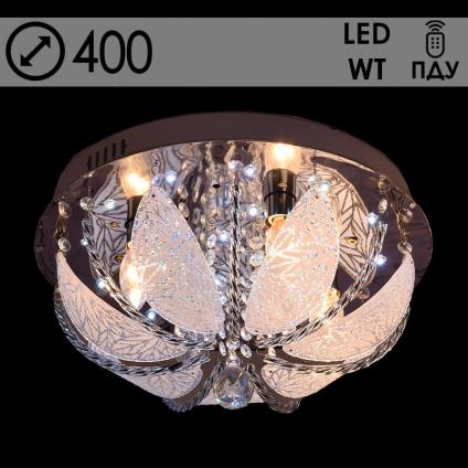 Люстра 55723/400 CR хром 4х40W E14 LED-WT ПДУ d400, 24